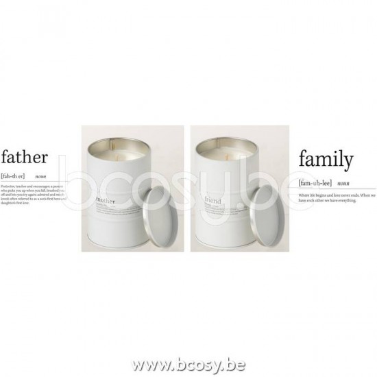 Jline Vela Aromatica Familia Ingles Frances Blanco 55U Surtido De 4