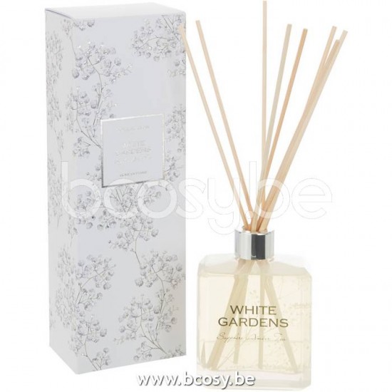 J Line Jline Olio Profumato Bastoncini White Gardens Bianco Aceite De Fragancia Palos White Gardens Blanco