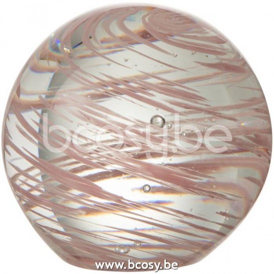 Jline Pisapapeles Torbellino Cristal Rosa Large