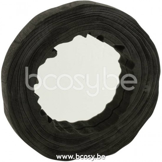 miroirs Jolipa J Line Jline Miroir Irregulier Paulownia Bois Noir Large