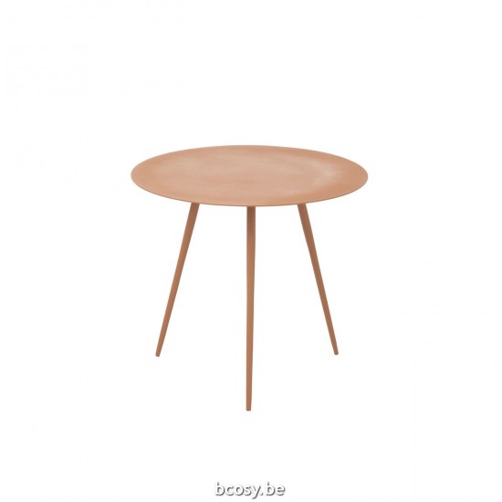 J Line Bijzettafel Ijzer Peche L46xB46xH41 cm salontafels bijzettafels koffietafels JO30092.