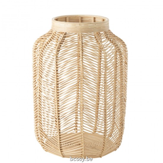 J Line Mand Ines Raffia Naturel L42xB42xH61 cm decovaas decovazen JO30985.