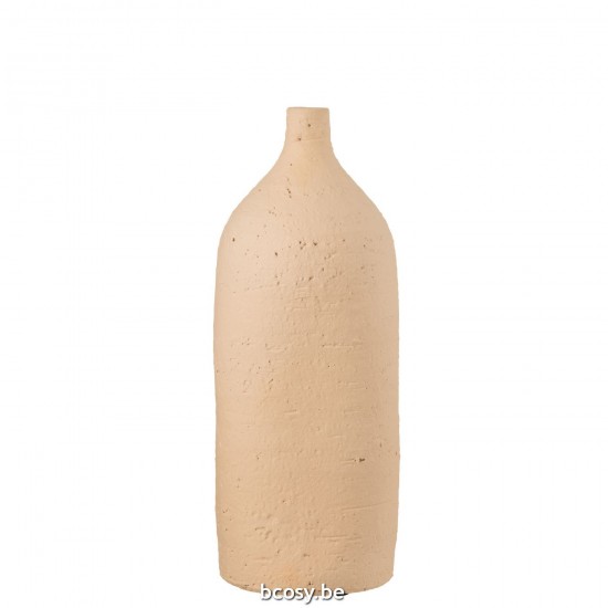 J Line Grands vases Grand vase Vases hauts Vase haut. Jolipa Vase Enya Bouteille Ceramique Beige Large.