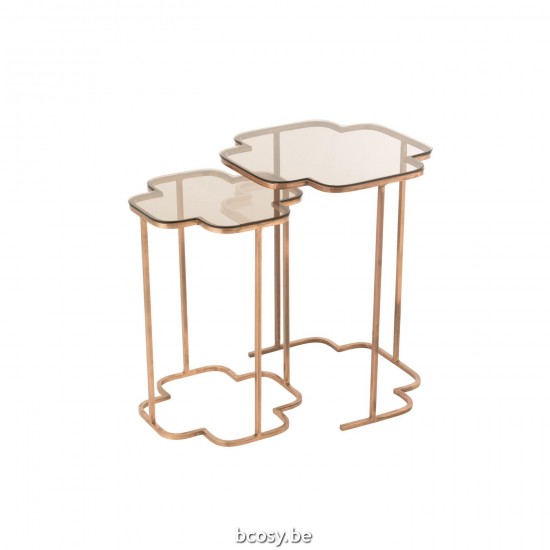 J Line 37709 Bijzettafel Bijzettafel table d appoint side table Landmoebel Muebles Indoor Furniture side tables Corner table .