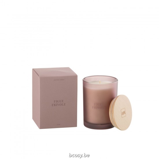 J Line Scented Candle Accords Essentiels Figue Frivole 38H scented candles.