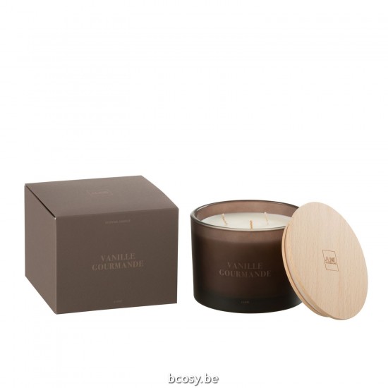 J Line Scented Candle Accords Essentiels Vanille Gourmande 28H scented candles.