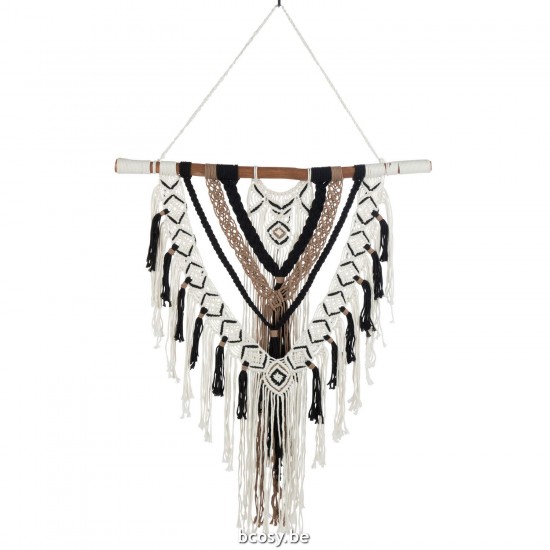 J Line Hanger Bohemian Katoen Mix hangers JO42428.