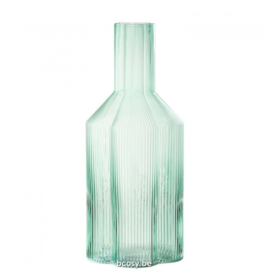 Jline Karaffe Fiore Glas Aqua Dekanter krug.