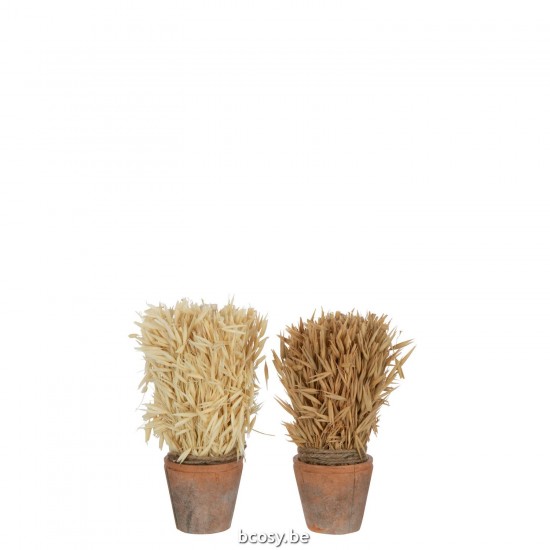 J Line Oogst In Terracotta Pot Naturel planten kunstplanten kunstboom kunstbomen kunstplantjes JO43852.