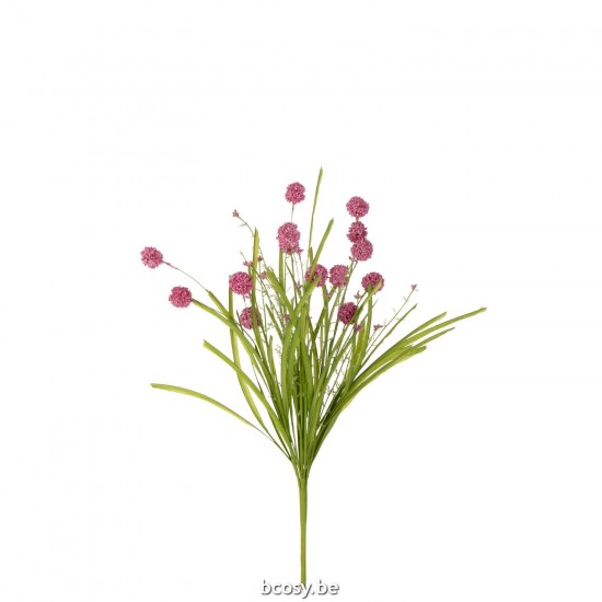 J Line Tak Paars Heelkruid Kunststof Roze bloemen flores fiori JO43886.