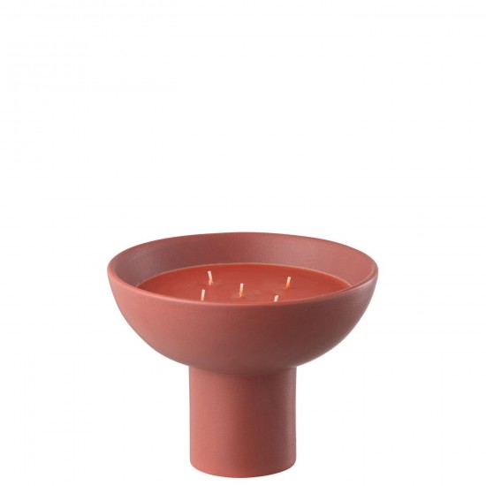J Line Candela Profumata Ceramica Tazza Rosso 12O Vela Perfumada Ceramica Taza Rojo 12H.