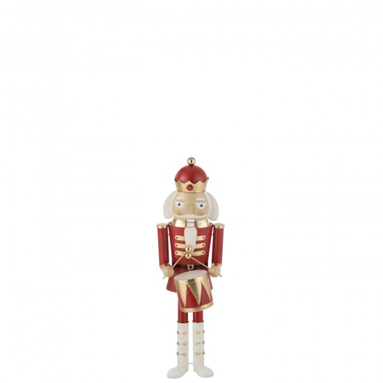 Jline Nutcracker Drum Iron Red Gold Medium.