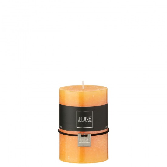 J Line Cylinder Candle Light Orange Medium 39H Cylinder Candle Light Orange Medium 39H.