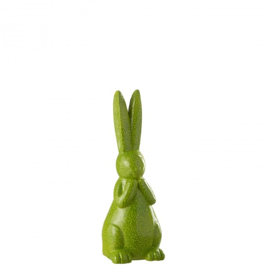 J Line Coniglio Da Esterno Mgo Verde Rabbit Outdoor Mgo Green.
