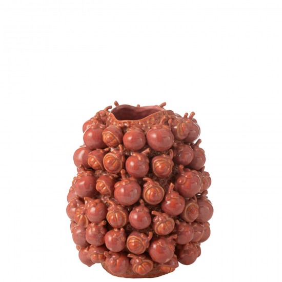 J Line Vaso Botanica Argilla Rame Rosa Small Jarron Botanica Argi Cuiv Ros S.