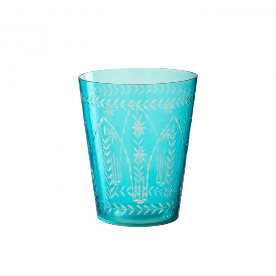 J Line Vaso Tarifa Vetro Azzuro Vase Tarifa Glass Azure.