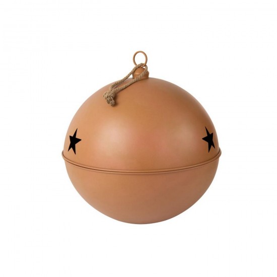 Jline Adorno Navideño Bola Plancha Óxido Extra Large.