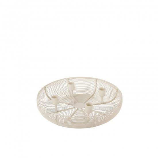 Jline Candelabro Plancha Blanco.