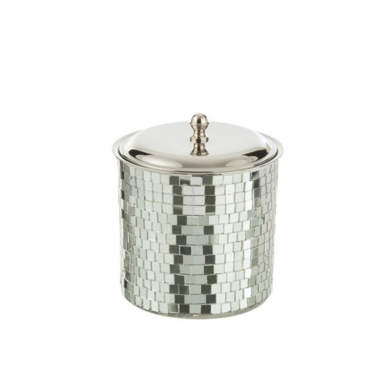 Jline Cubitera Mosaico Acero Inoxidable Plata.