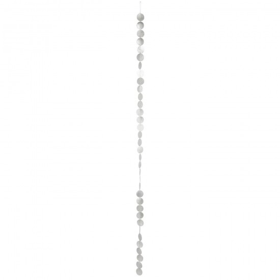 Jline Cordón De Capiz Flor Seca Plata.