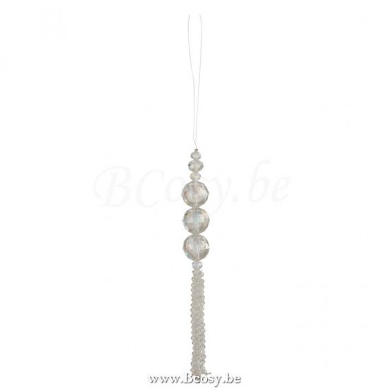 J Line Jline Sospensione Perle Plastica Bianco Small Colgador Perla Plastico Blanco Small