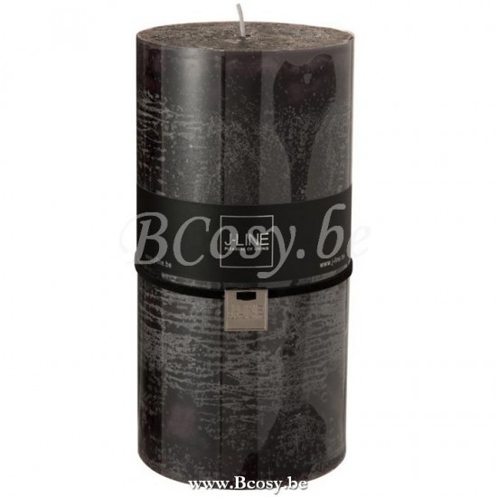 J Line Jline Candela Cilindrica Nero Marrone Xxl 140O Vela Cilindrica Negro Marron Xxl 140H