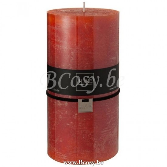 J Line Jline Candela Cilindrica Arancione Xxl 140O Vela Cilindrica Naranja Xxl 140H