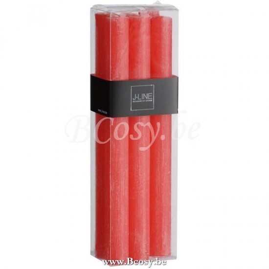 J Line Jline Scatola 6 T Light Rosso 13O Caja De 6 Vela Rojo 13H