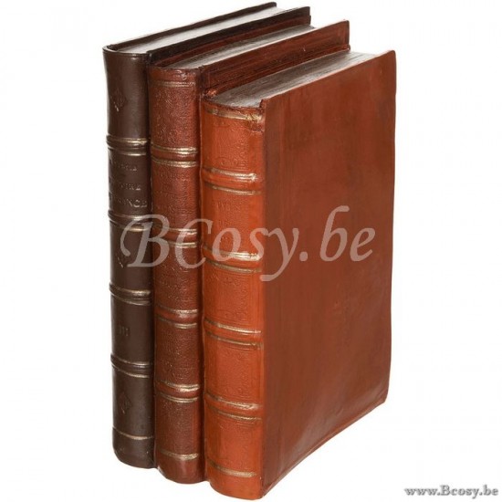 J Line 95439 Boeken Poly Bruin Large 28H sierboeken