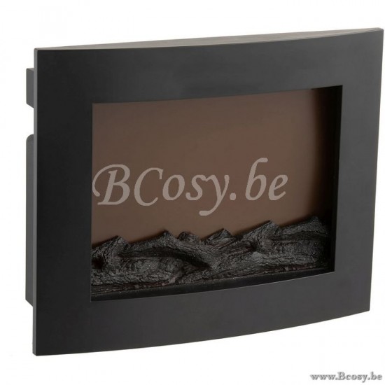 J Line 95667 Haardvuur Led Modern Zwart 50 openhaarden open haarden haardschermen vuurschermen