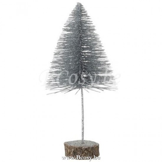 J Line Jline Albero Di Natale Decorativo Paillette Argento Medium Arbol De Navidad Deco Brillo Plata Medium