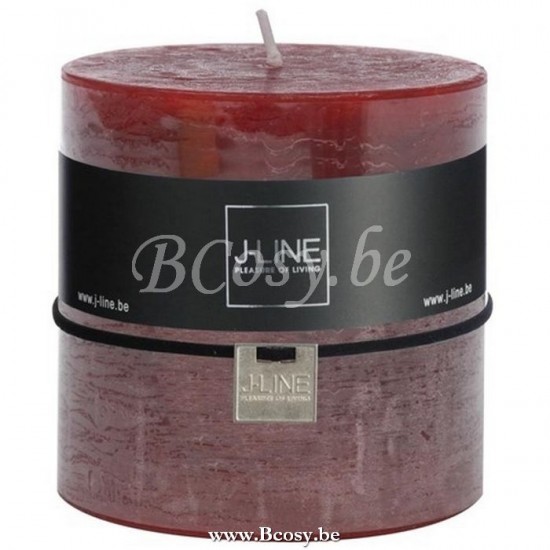 J Line Jline Candela Cilindro Ciliegia 80O Vela Cilindro Cereza 80H