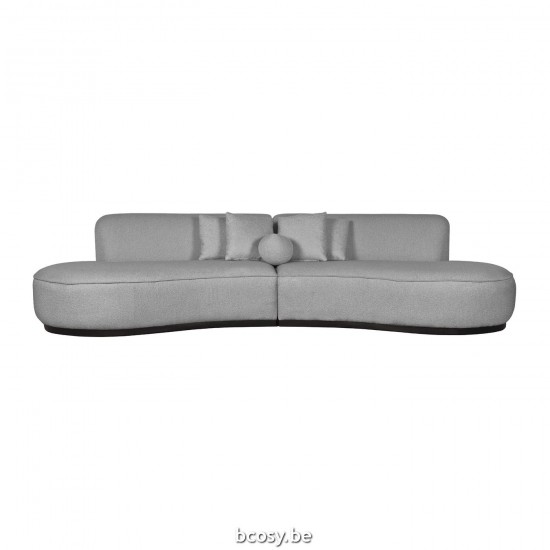 LABEL51 Banc Mori Gris Boucle.