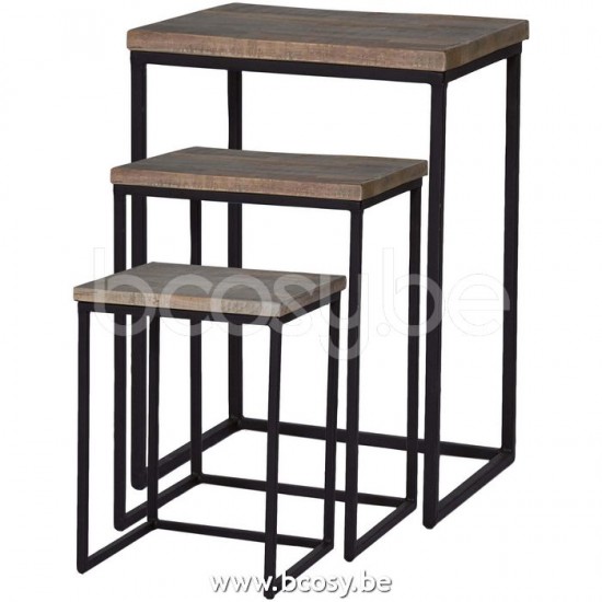 Lifestyle94 MICHAEL RECTANGULAR COFFEE TABLE SET/3 (127351, 127350, 127349) Lifestyle 127348 Lifestyle94 127348 LFS 127348