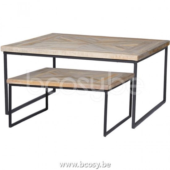 Lifestyle QUADRATISCHER COUCHTISCH SET/2 MICHAEL