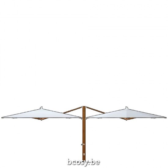 TUUCI vrijstaande zwevende aluminium parasols.