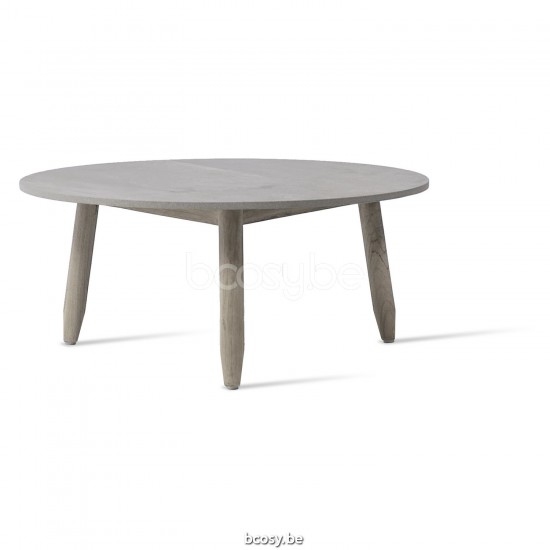 Vincent Sheppard David tuinsalontafels bijzettafels koffietafels voor buiten terras Verouderd Teak Houten frame Dia 68.