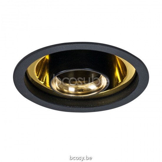 Perfectlights Landelijke inbouwspot AUREOLE SHORT TUBE GOLD REFLECTOR GU10.