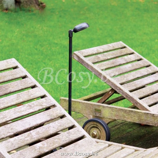 Authentage CHA0L1D75 Authentage CHARMOND Bollard Post light Bronze Authentage Outdoor Garden Lampposts Lichting.