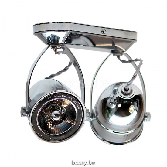 Authentage COM0L2O02 COMÈTE opbouwspot GU10 Bronze Authentage Opbouwspots.