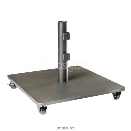 Jardinico ELBA Vierkante Parasolvoet Elba Medium 44 Kg Charcoal Steel Amalfi-Tuli.