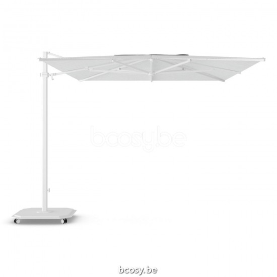 Jardinico JCP402 300x425 Rectangular Cantilever Parasol Pole White Canopy Ice Sunbrella Plus Marine.