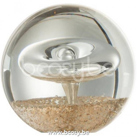 Jline Pisapapeles Anillo Oro Cristal Small