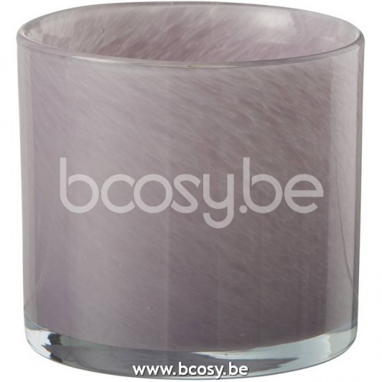 J Line Jline Tealight Holder Jade Light Purple Small tea lights holders