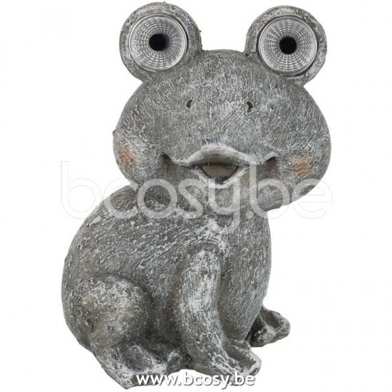 J Line Jline Frog Solar Poly Grey Large Animals