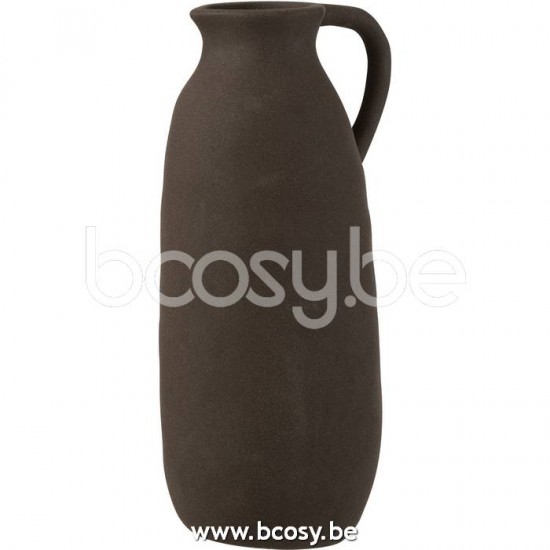 J Line Jline Vase Jug Ceramic Black Large