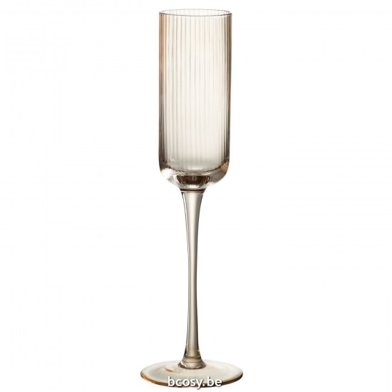 J Line flutes coupes à champagne Jolipa Verre A Champagne Louise Verre Ambre.