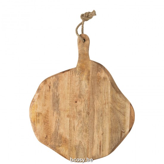 J Line Cutting Board Round Organic Wood chopping boards.