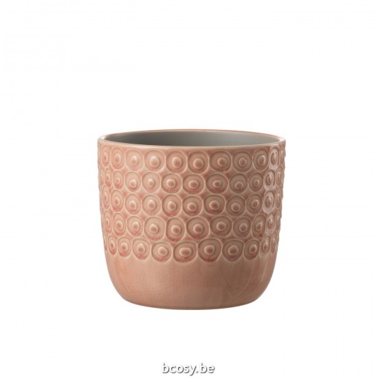 J Line Flowerpot Ball Ceramic Pink Large flowerpots.