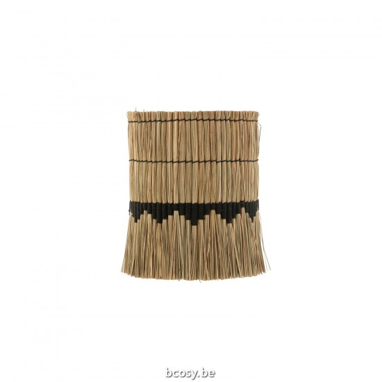 J Line Éclairage Armatures Luminaires D'intérieur Abats Jours Jolipa Abat Jour Fils Motifs Herbes Naturel Noir Small.